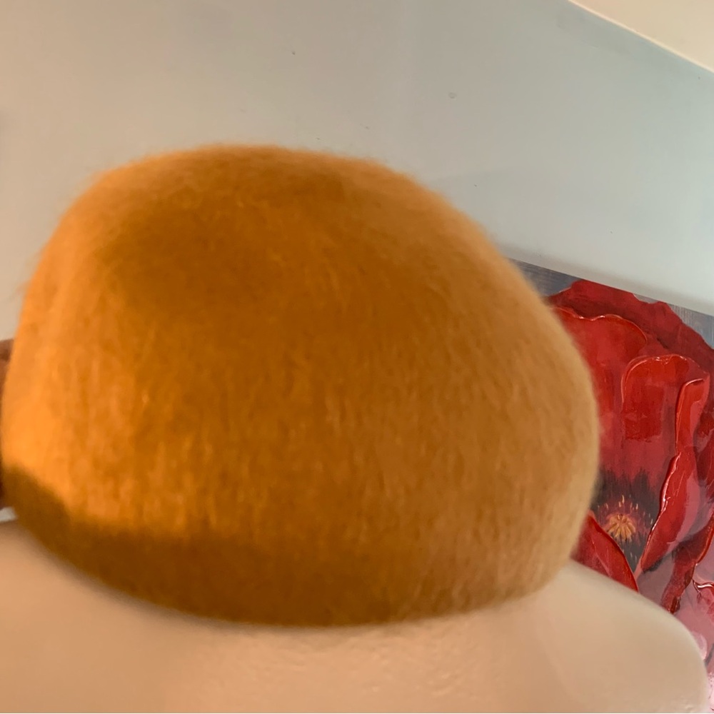 Vintage Tan Camel Mohair Hat Mahara Union Made - Picture 3 of 7